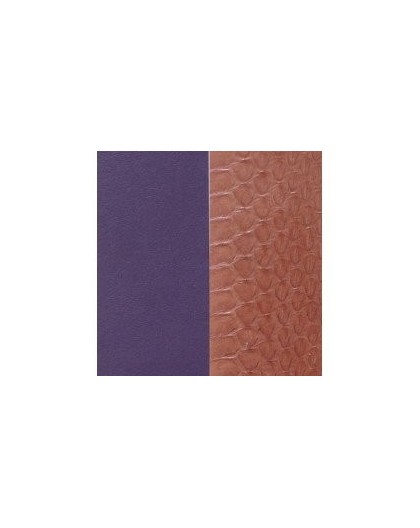 Cuir Les Georgettes 40mm Serpent eau/Violet