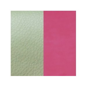 Cuir Les Georgettes 40mm Menthol/Rose fluo