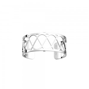 Bracelet Les Georgettes Coeur 25mm argenté