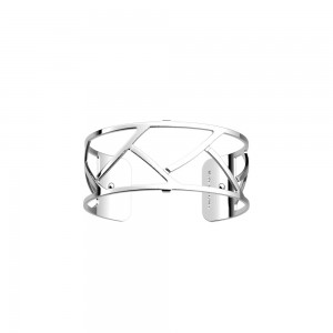 Bracelet Les Georgettes Tresse 25mm argenté