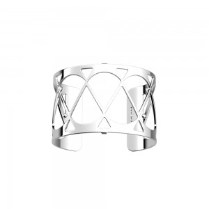 Bracelet Les Georgettes Coeur 40mm argenté