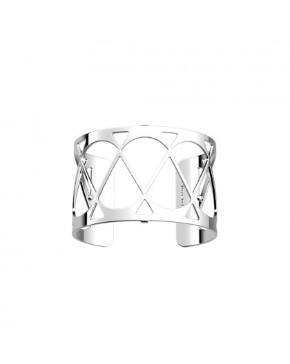 Bracelet Les Georgettes Coeur 40mm argenté