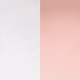 Cuir Les Georgettes 25mm rose clair/gris clair