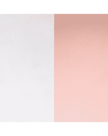 Cuir Les Georgettes 25mm rose clair/gris clair