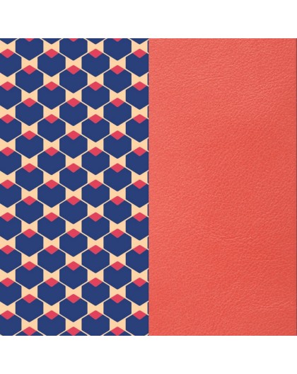 Cuir les Georgettes 25mm Cubique/Corail