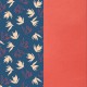 Cuir les Georgettes 25mm Dandelion/Corail
