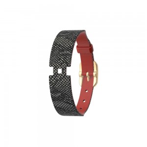Bracelet montre Georgettes cuir réversible