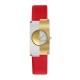 Montre Jean Paul Gaultier 8506504 cuir rouge