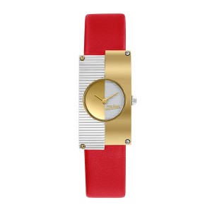 Montre Jean Paul Gaultier 8506504 cuir rouge