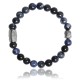 Bracelet Pierres naturelles sodalite africaine Buddha