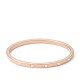Bracelet Fossil femme JF00843791 jonc rosé