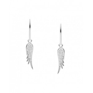 Boucles oreilles Fossil JFS00533040 plume argent
