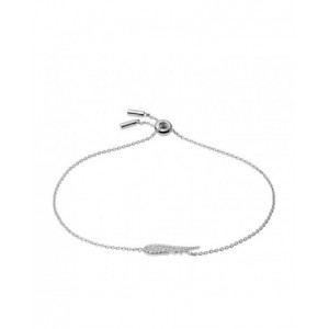 Bracelet Fossil JFS00534040 plume argent