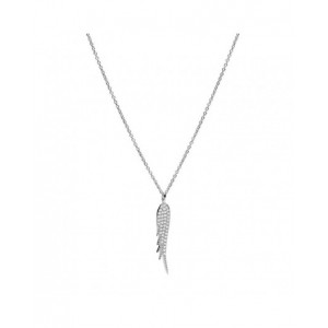 Collier Fossil JF00535040 plume argenté