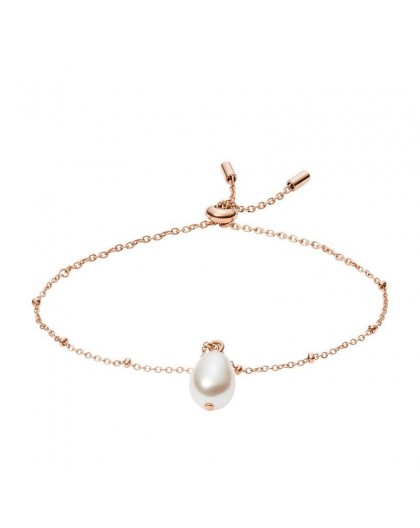 Bracelet Fossil JF03642791 perle rosé