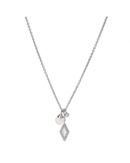 Collier Fossil JF03660040 breloques strass