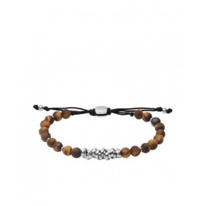 Bracelet Fossil JF03676040 oeil de tigre homme
