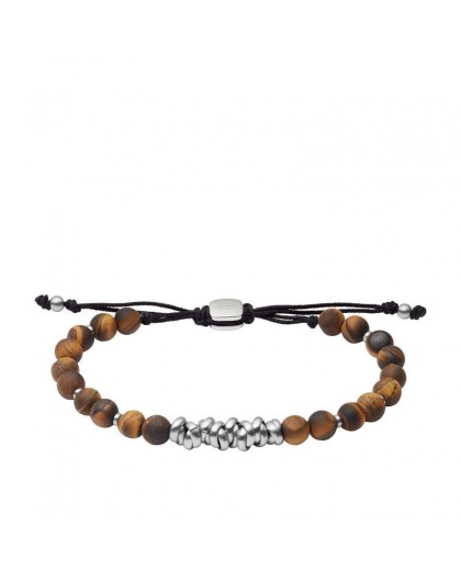 Bracelet Fossil JF03676040 oeil de tigre homme