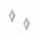Boucles oreilles JF03657040 nacre strass acier