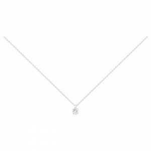 Collier argent oxyde Zirconium solitaire