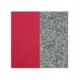 Cuir Les Georgettes 25mm Framboise/Paillette