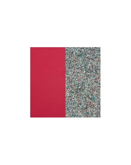 Cuir Les Georgettes 25mm Framboise/Paillette