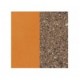 Cuir Les Georgettes 14mm Ocre/Marron moucheté