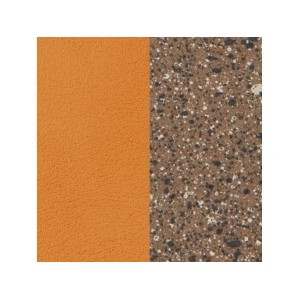 Cuir Les Georgettes 14mm Ocre/Marron moucheté