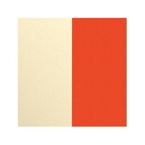 Cuir Les Georgettes 14mm Satin doré/Capucine