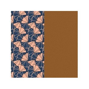 Cuir Les Georgettes 14mm Gincko/Tabac