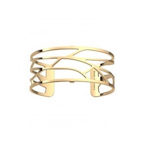 Bracelet Les Georgettes Ecorces doré 25mm