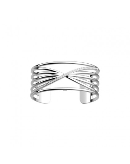 Bracelet Georgette Précieuse Louxor 25mm argenté