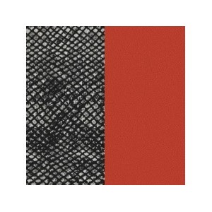 Cuir Les Georgettes 40mm Brique/Reptile