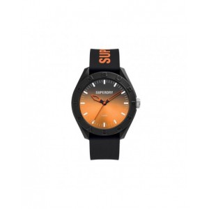 Montre Superdry mixte SYG321BO noire et orange