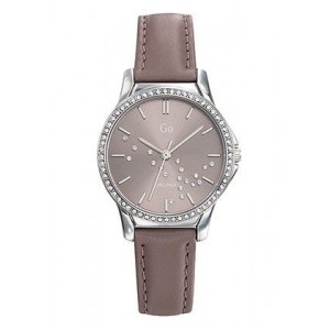 Montre GO Girl Only 699362 femme strass cuir gris