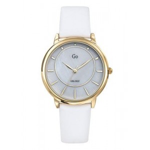 Montre GO Girl only 699323 cadran nacre cuir blanc