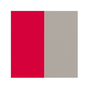 Cuir Les Georgettes 25mm Fraise/Grège Vernis