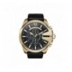 Montre Diesel homme DZ4344 boitier doré cuir noir