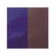 Cuir Les Georgettes 14mm prune/vernis bleu