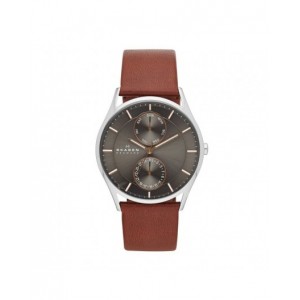 Montre homme Skagen SKW6086 cuir marron