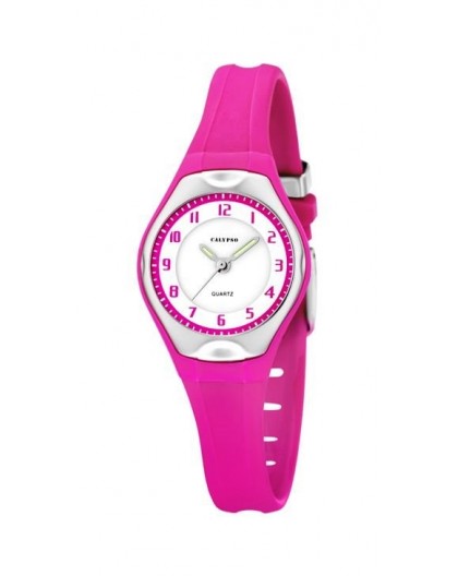 Montre Calypso K5163/K bracelet fushia