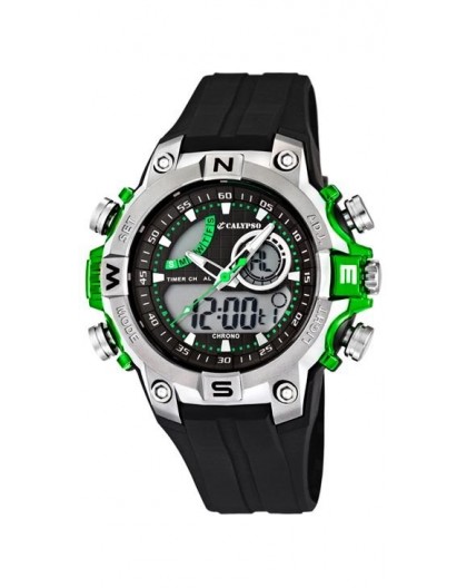 Montre Calypso K5586/3 double affichage