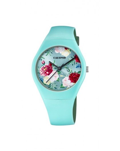 Montre Calypso femme K5791 5 pu turquoise