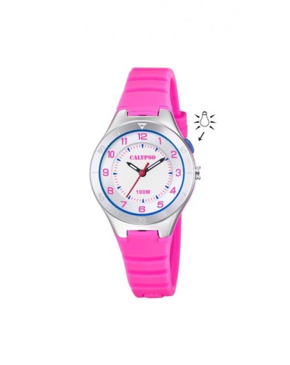 Montre Calypso K5800/2 enfant bracelet rose