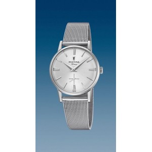 Montre Festina F20258/1 femme vintage rétro acier