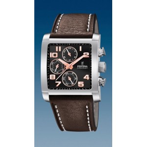 Montre Festina F20424/7 chrono rectangulaire