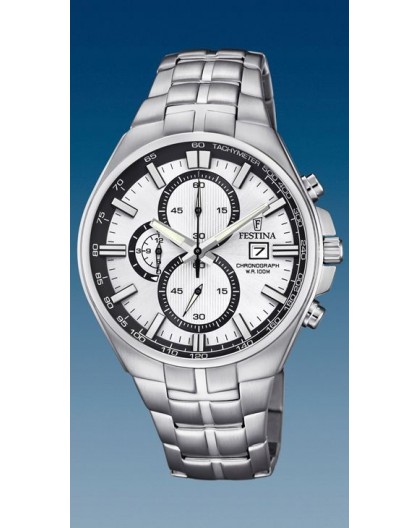 Montre Festina F6862/1 chrono sport acier