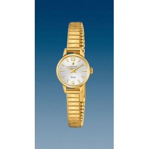 Montre Festina F20263/1 vintage femme plaqué or