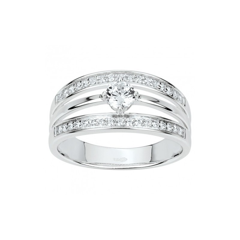 Bague Argent Zirconium