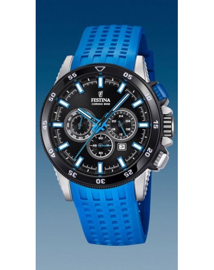 Montre Festina homme F20353-7 silicone bleu